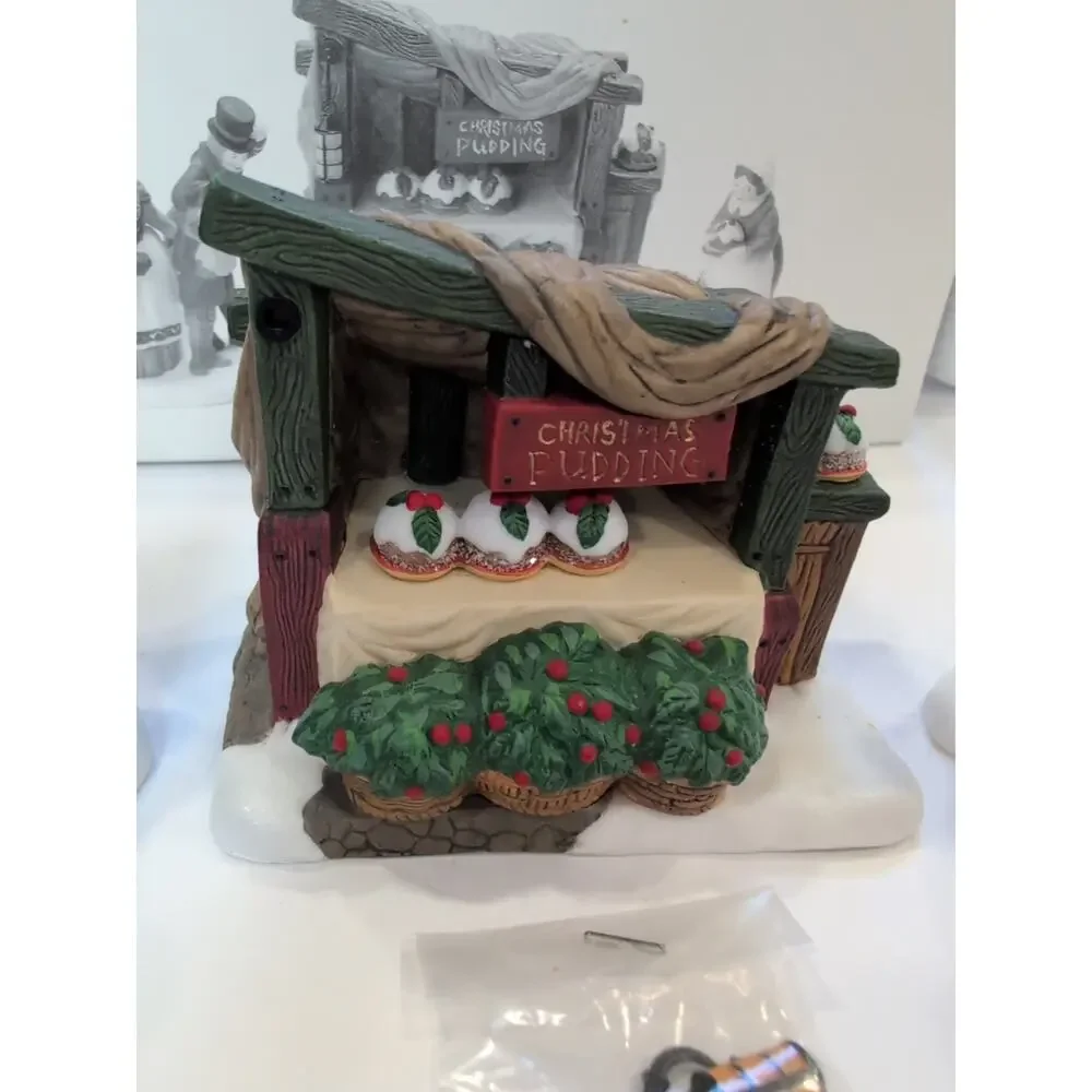 DEPT. 56 Heritage Village CHRISTMAS PUDDING COSTERMONGER Set of‎ 3 #58408